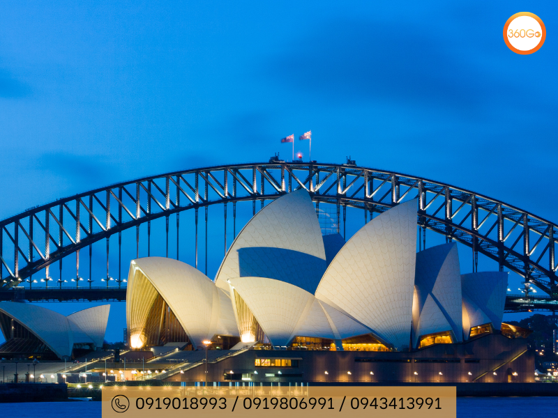 Kiến trúc độc đáo của Nhà Hát Con Sò Sydney - Du lịch 360Go